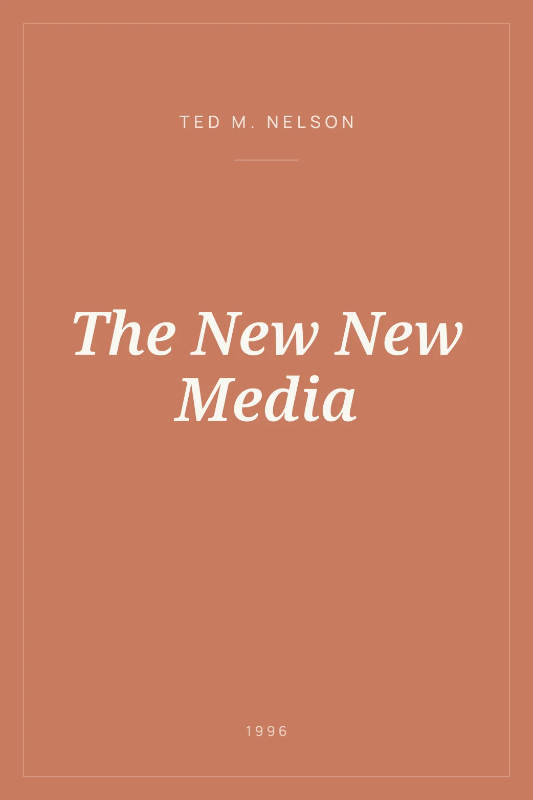 Portada de The New New Media
