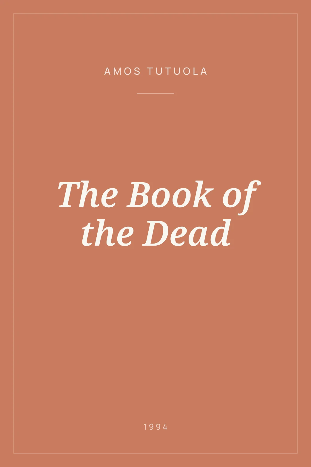 Portada de The Book of the Dead
