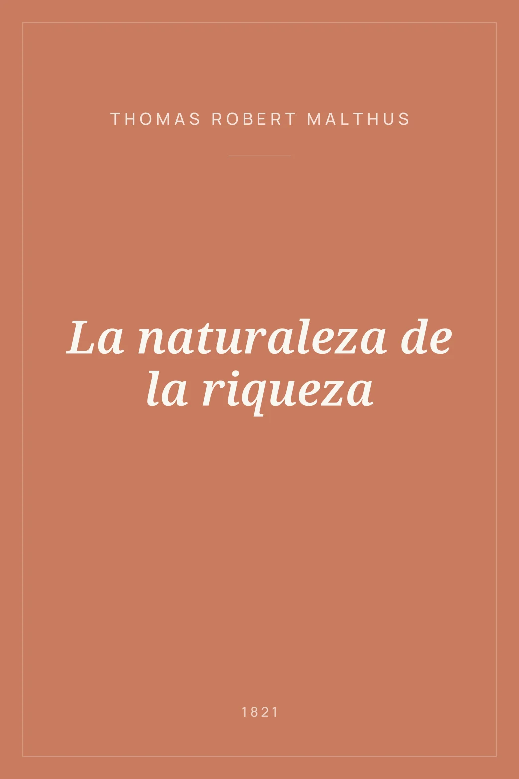 Portada de La naturaleza de la riqueza