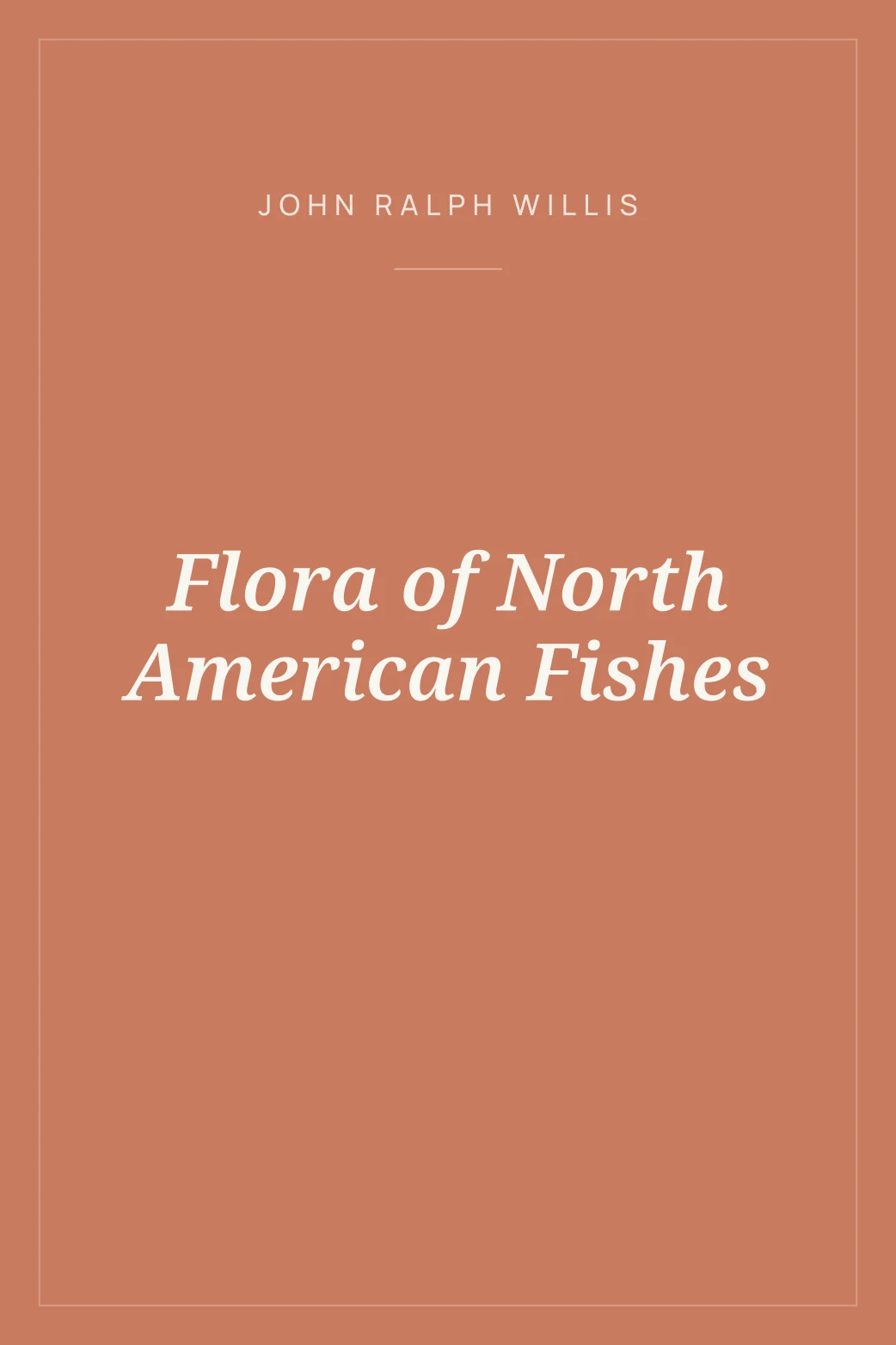 Portada de Flora of North American Fishes