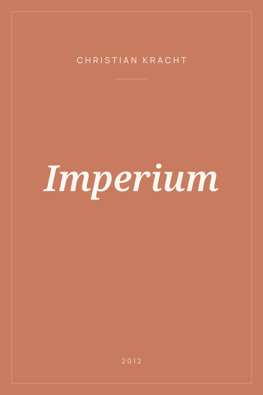 Portada de Imperium