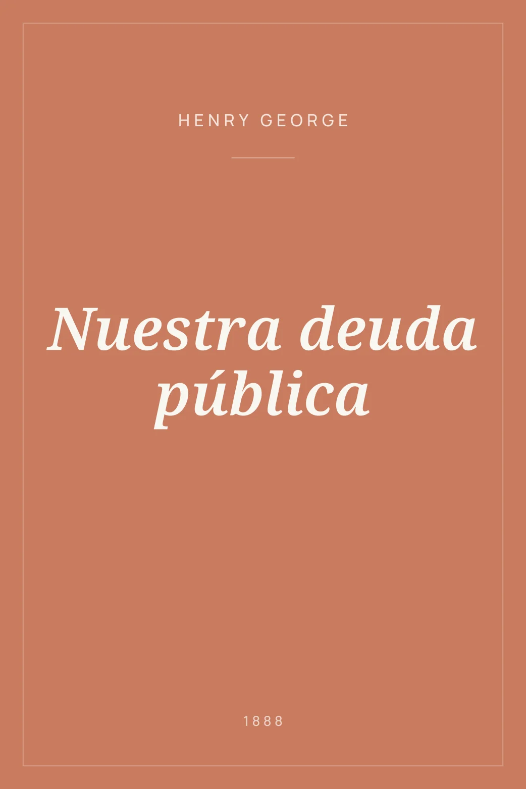 Portada de Nuestra deuda pública