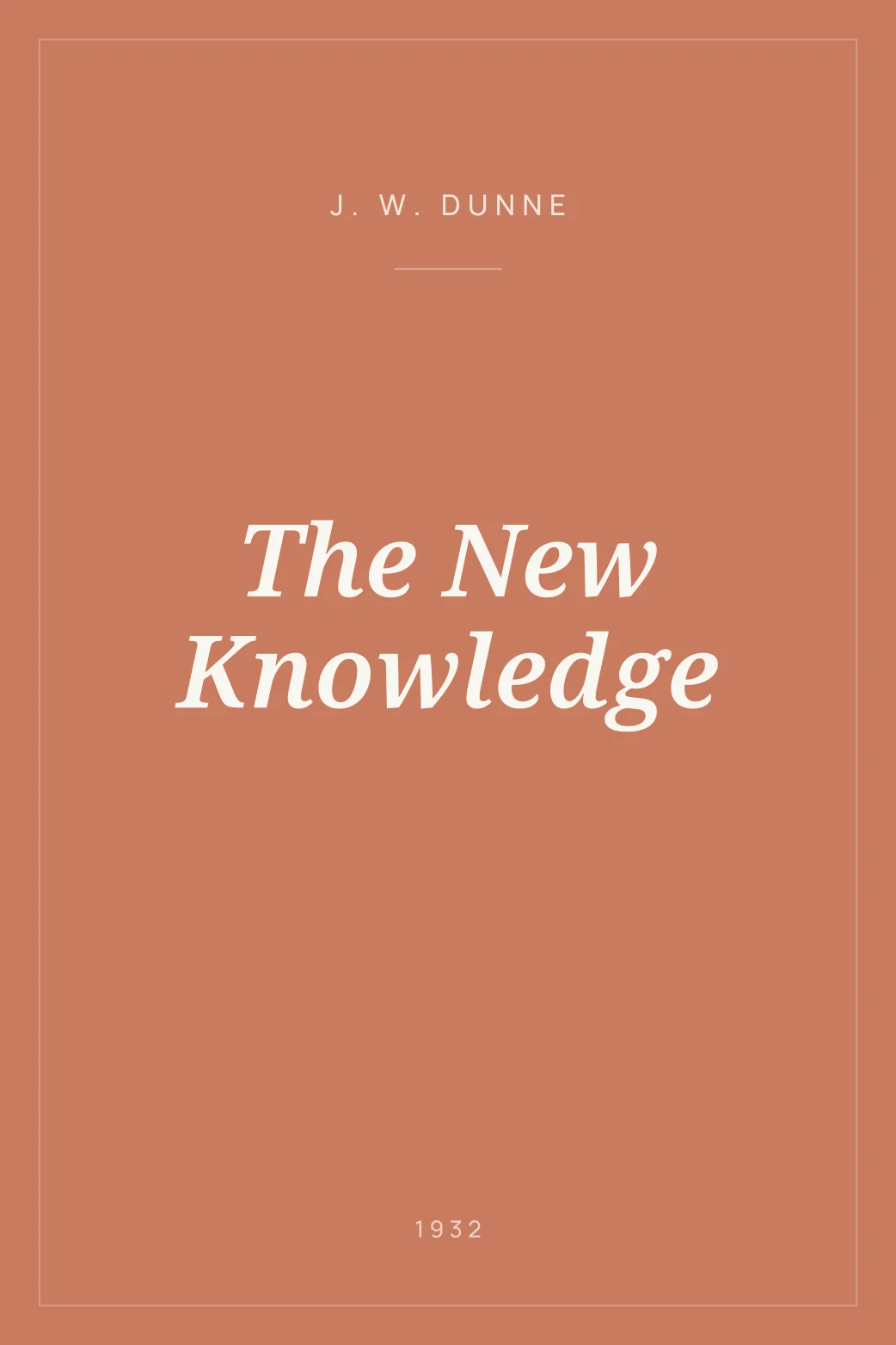 Portada de The New Knowledge