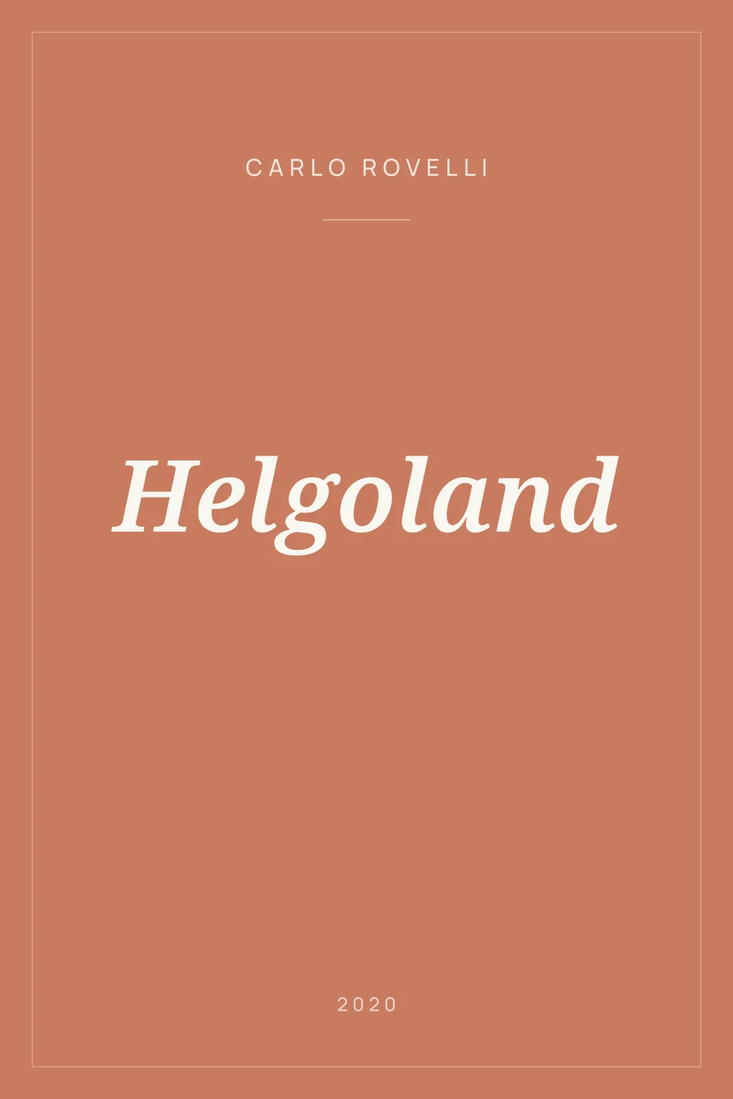 Portada de Helgoland