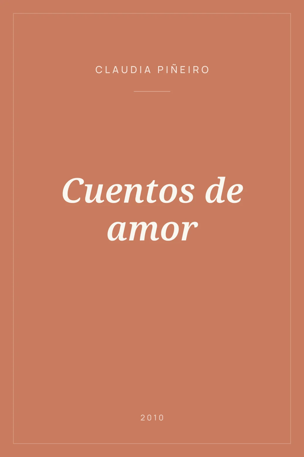 Portada de Cuentos de amor