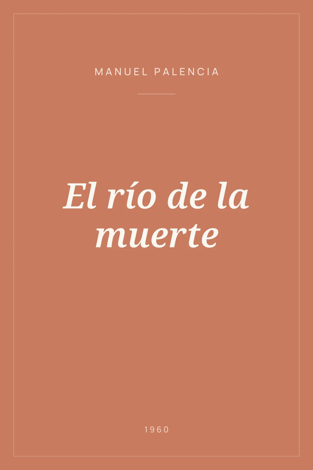 Portada de El río de la muerte