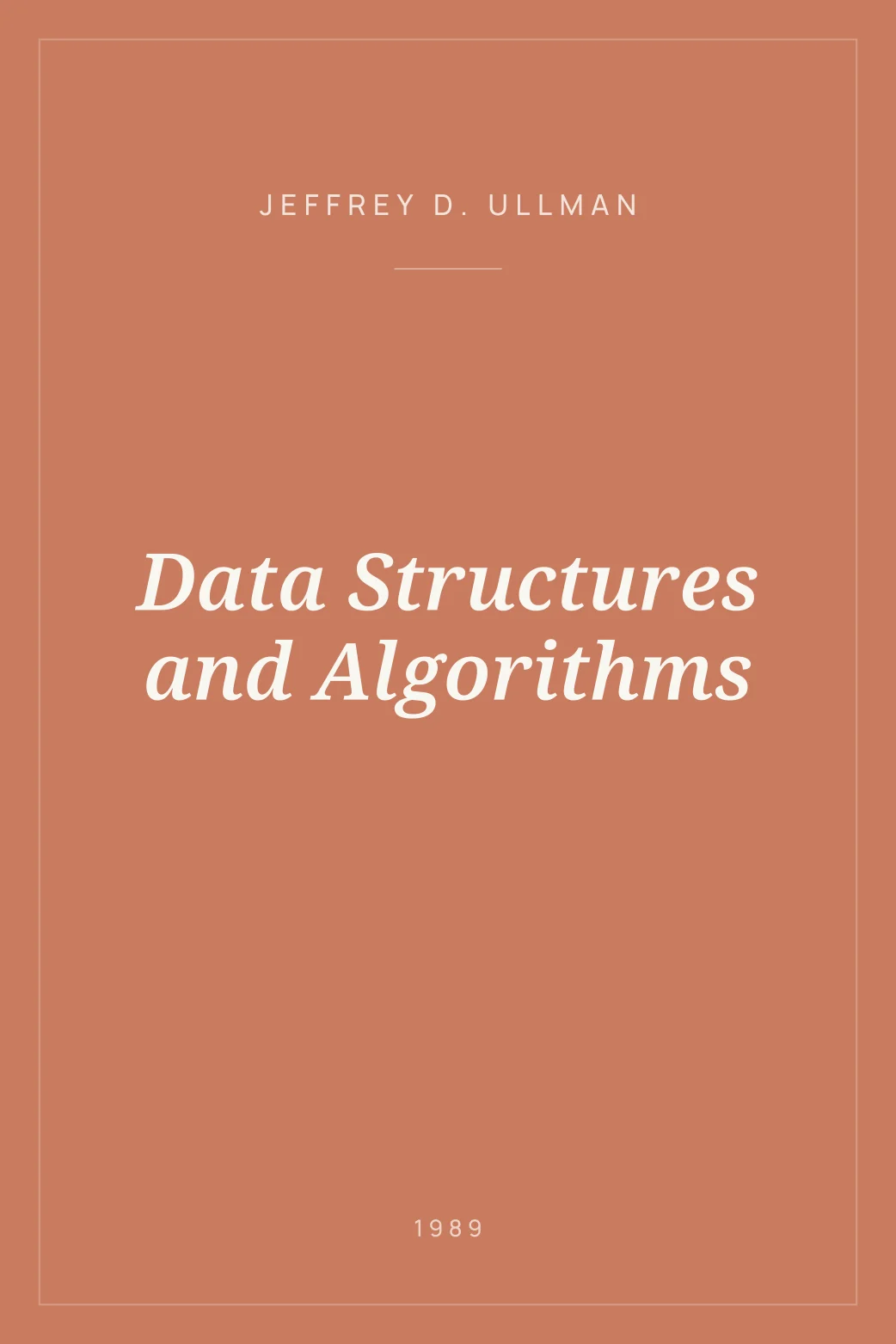 Portada de Data Structures and Algorithms