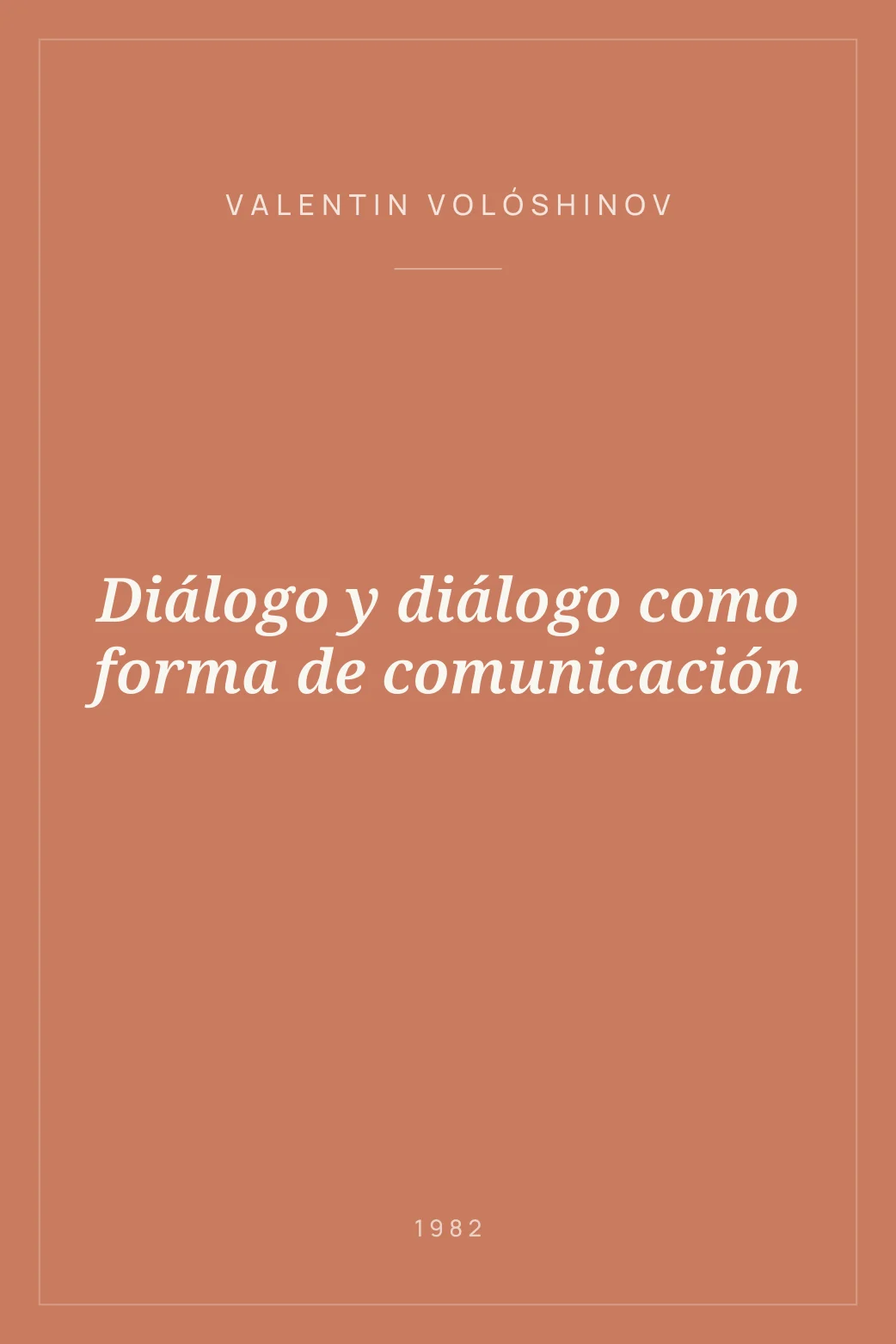 Portada de Diálogo y diálogo como forma de comunicación