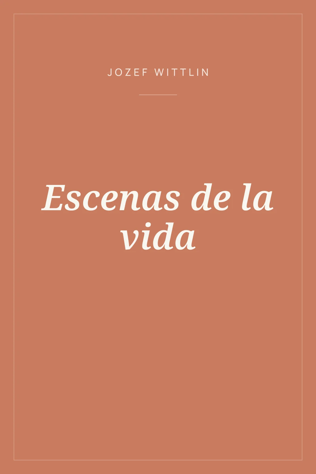 Portada de Escenas de la vida