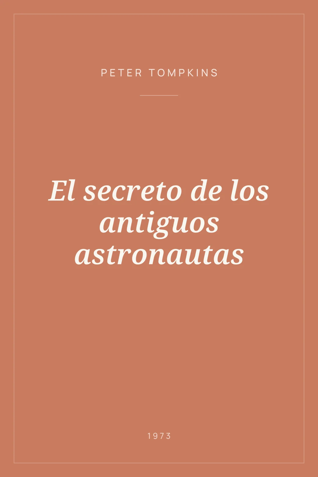 Portada de El secreto de los antiguos astronautas