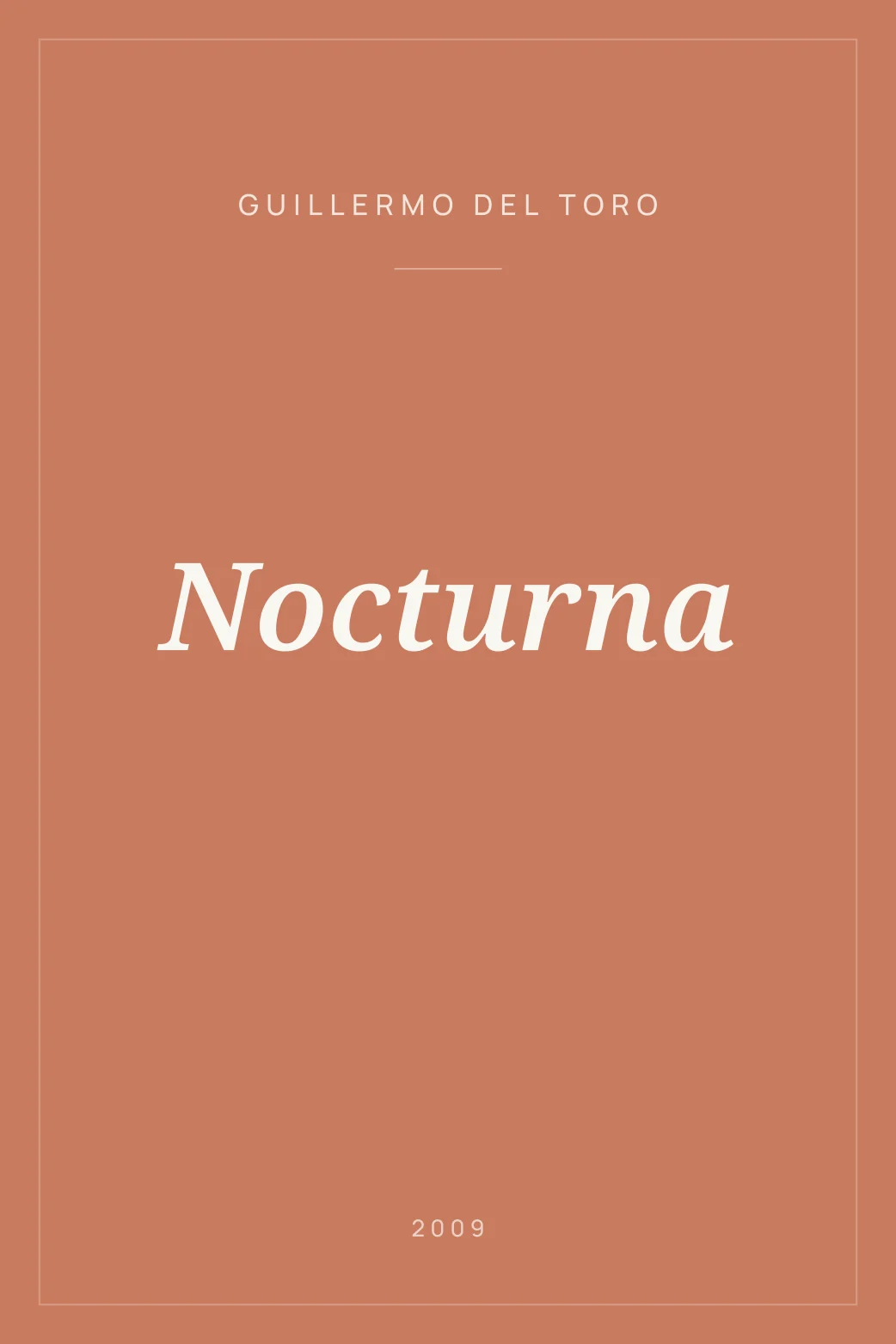 Portada de Nocturna