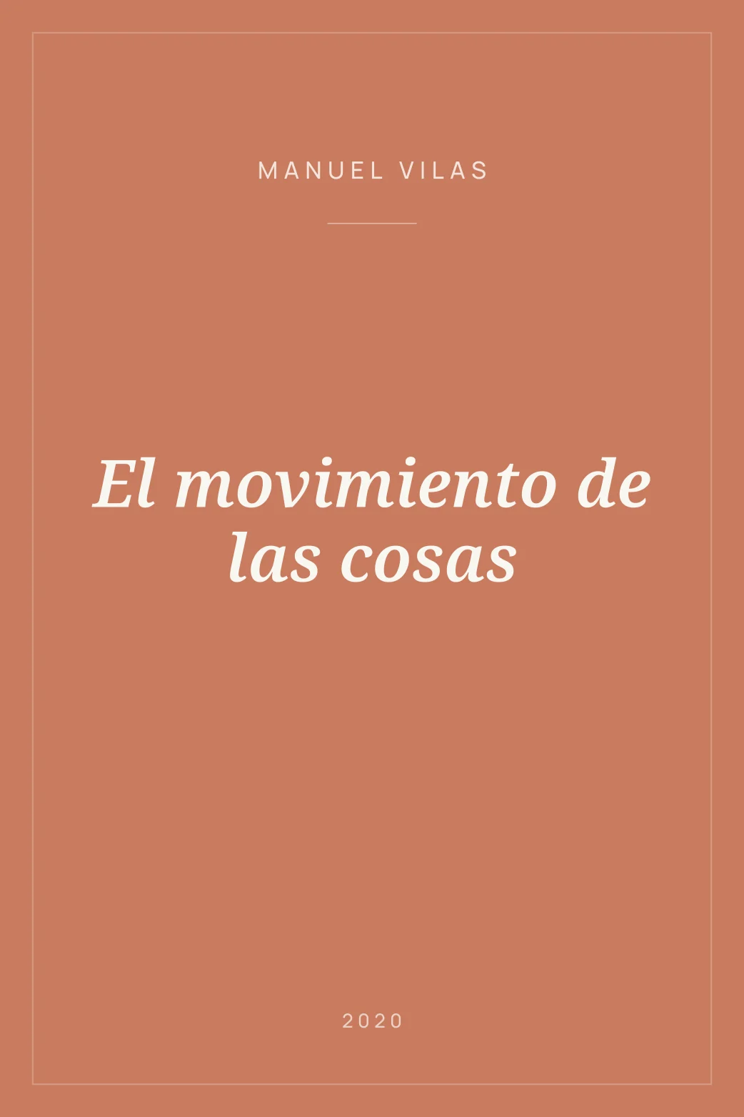 Portada de El movimiento de las cosas