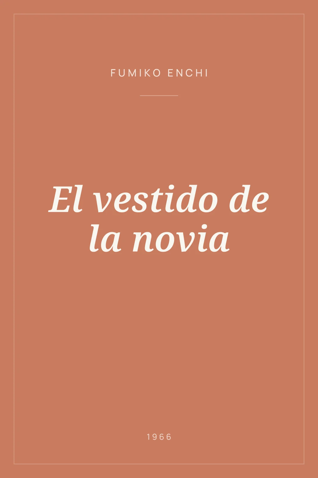 Portada de El vestido de la novia