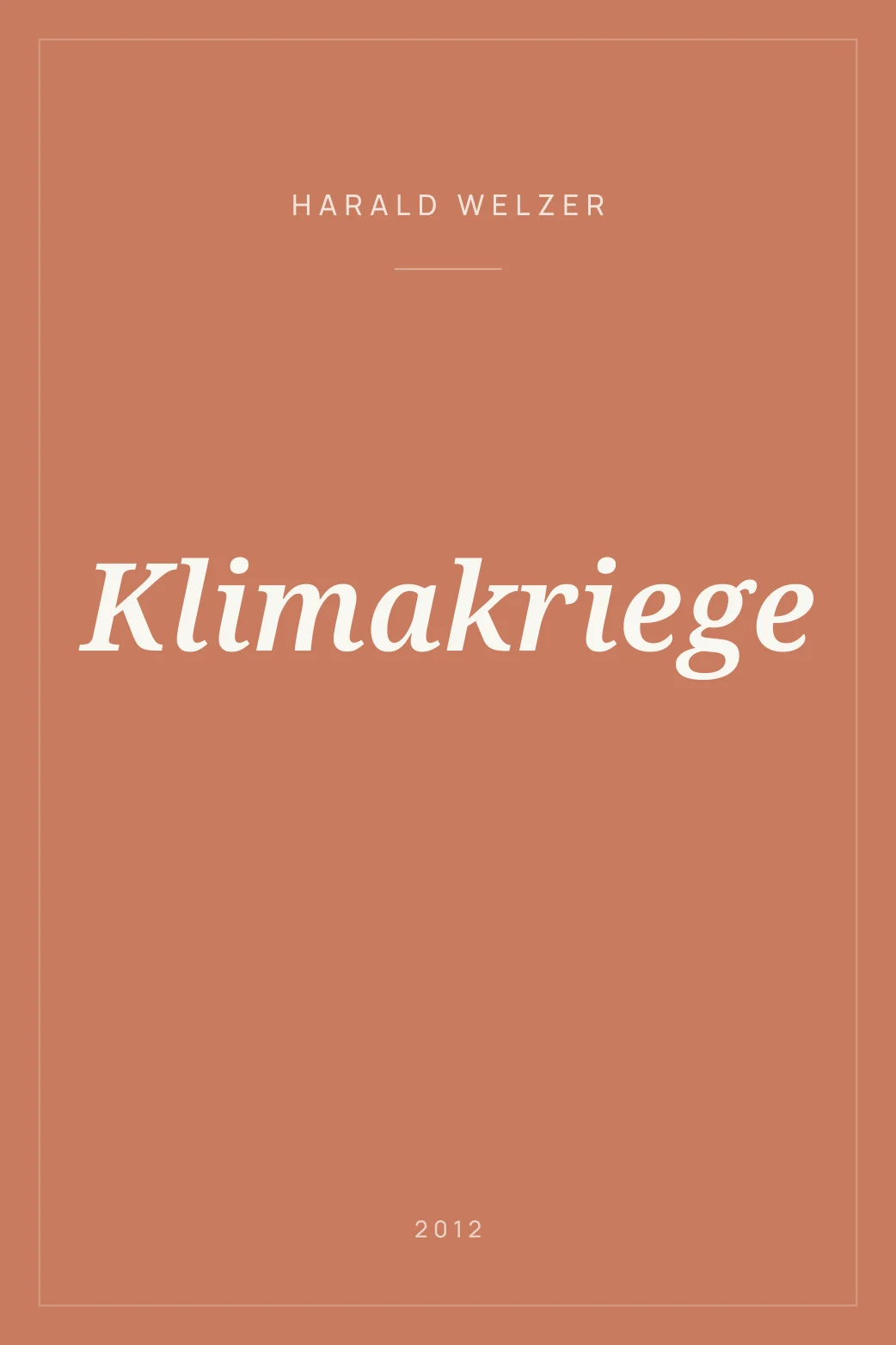 Portada de Klimakriege