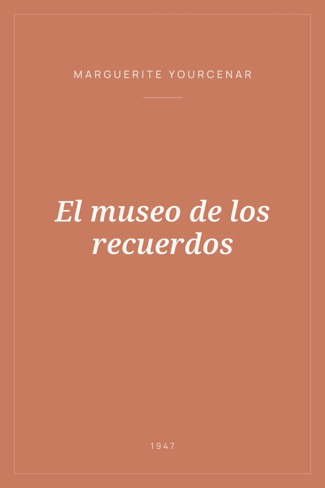 Portada de El museo de los recuerdos
