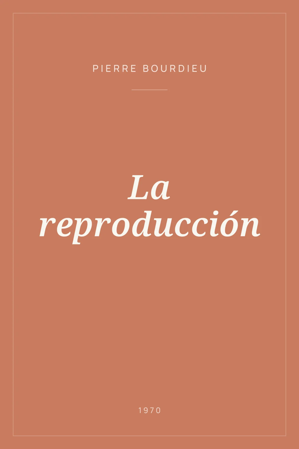 Portada de La reproducción