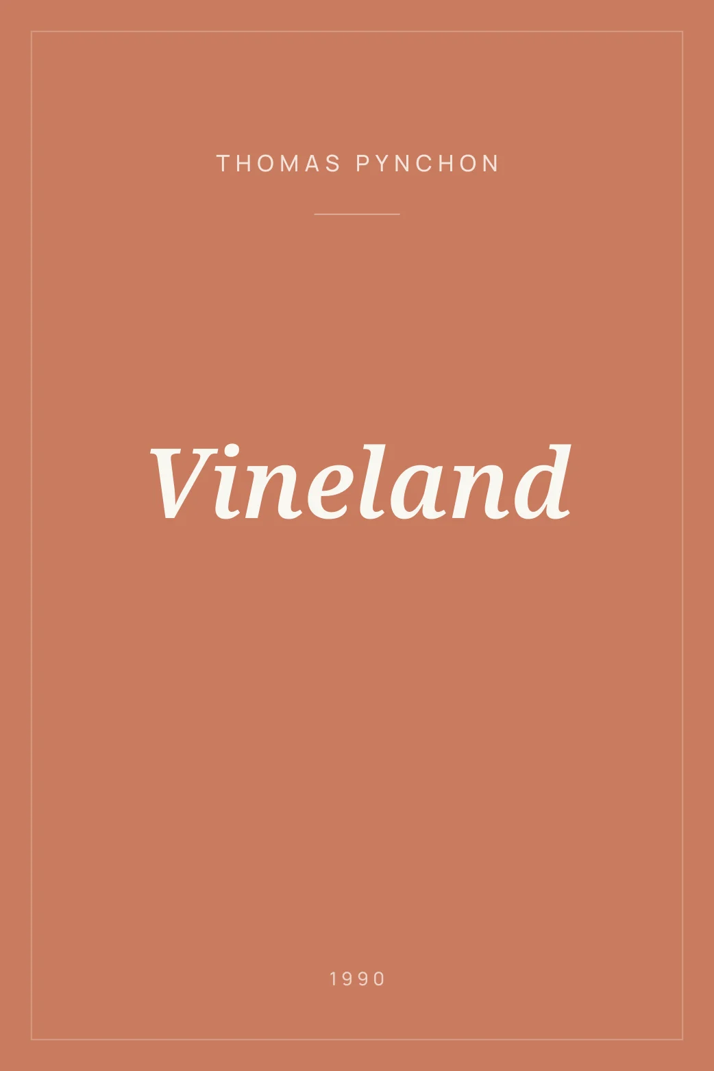 Portada de Vineland
