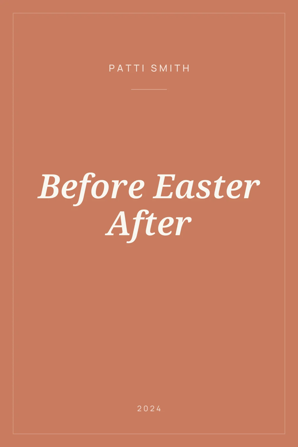 Portada de Before Easter After
