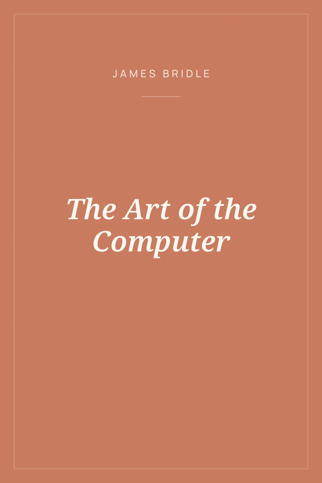 Portada de The Art of the Computer