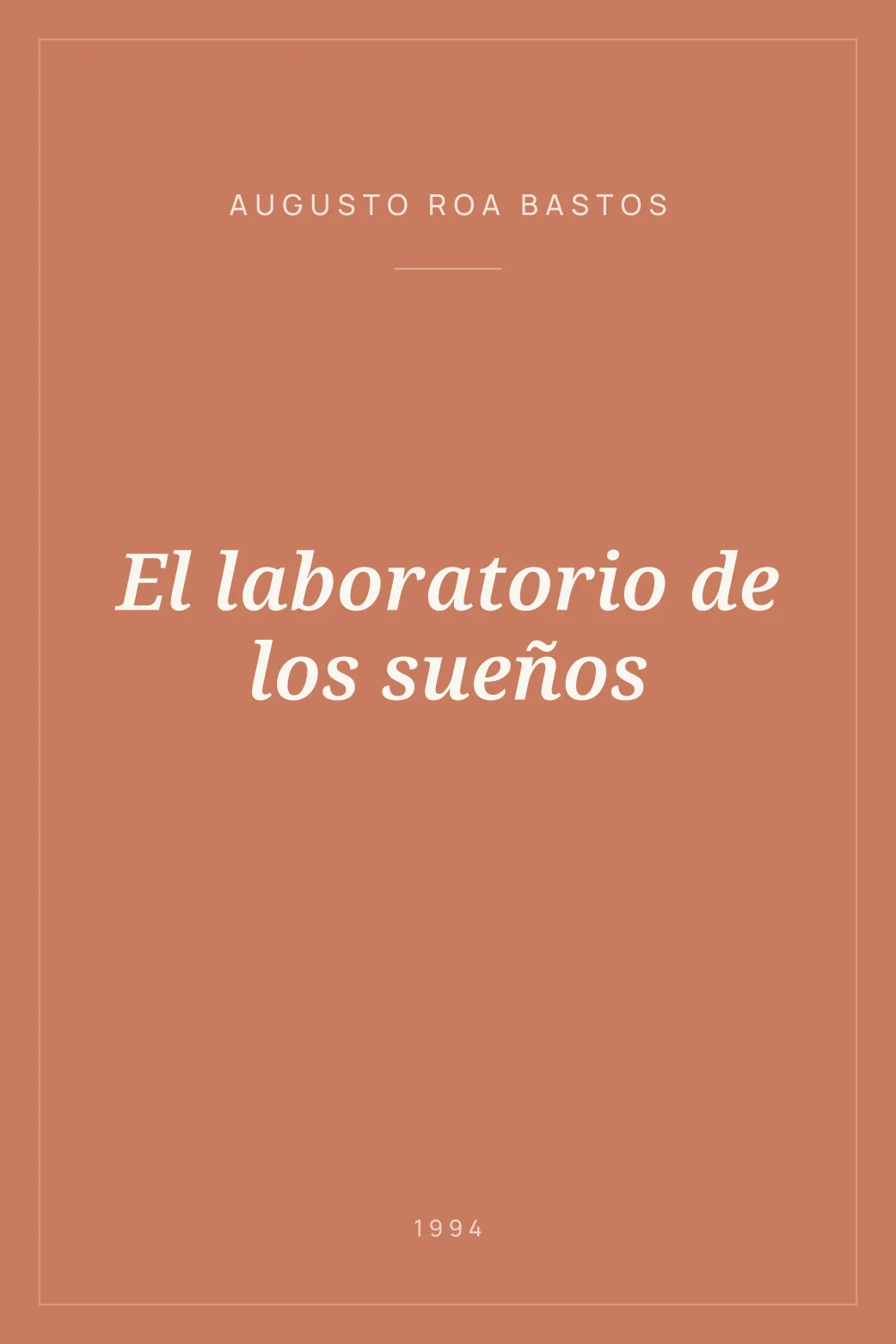Portada de El laboratorio de los sueños