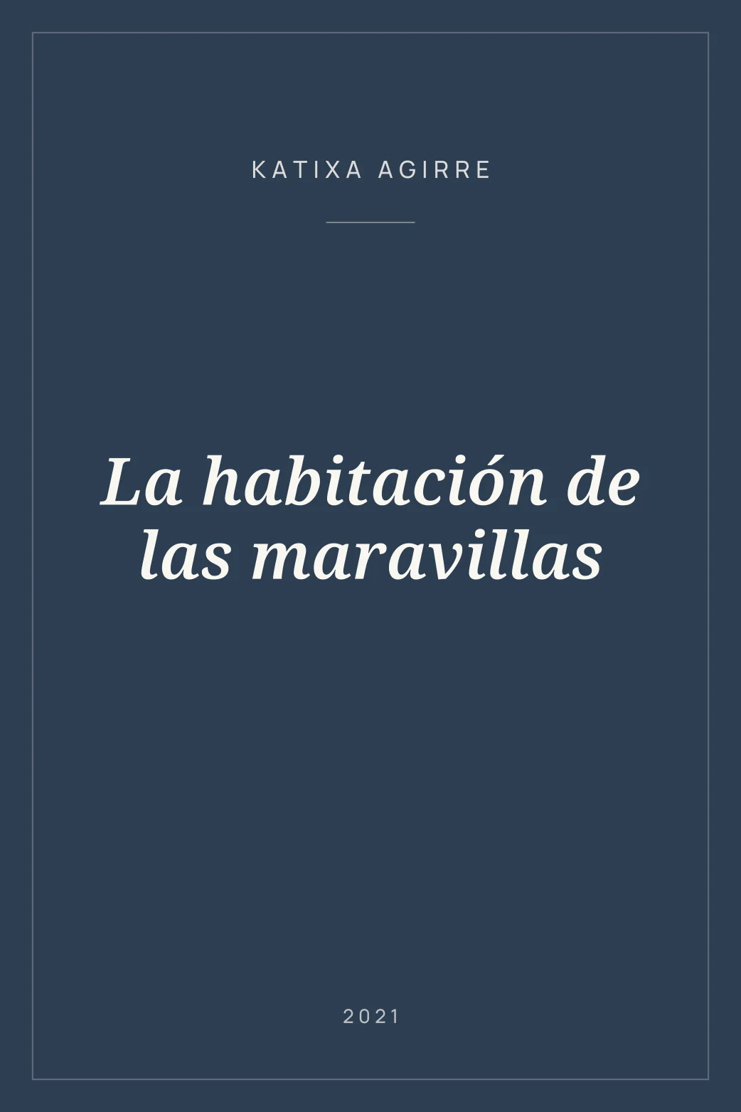 Portada de La habitación de las maravillas