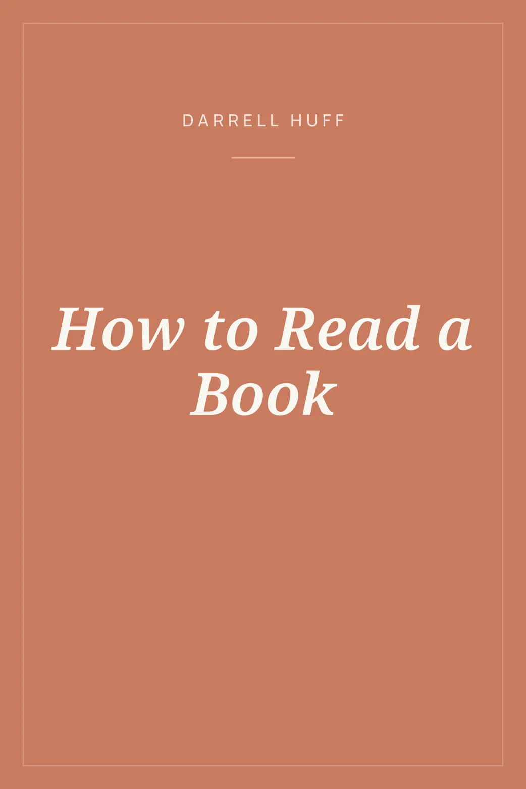 Portada de How to Read a Book