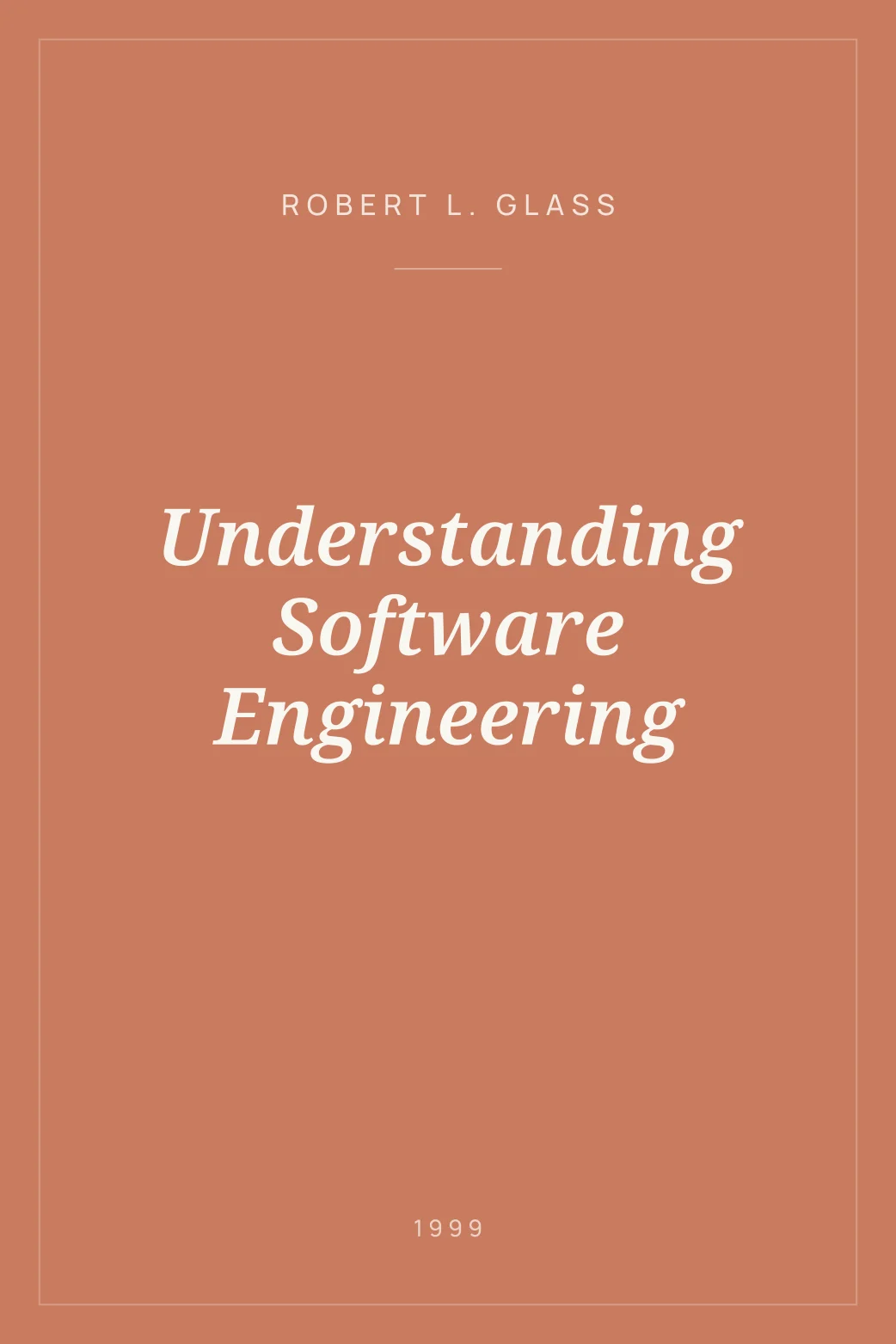 Portada de Understanding Software Engineering