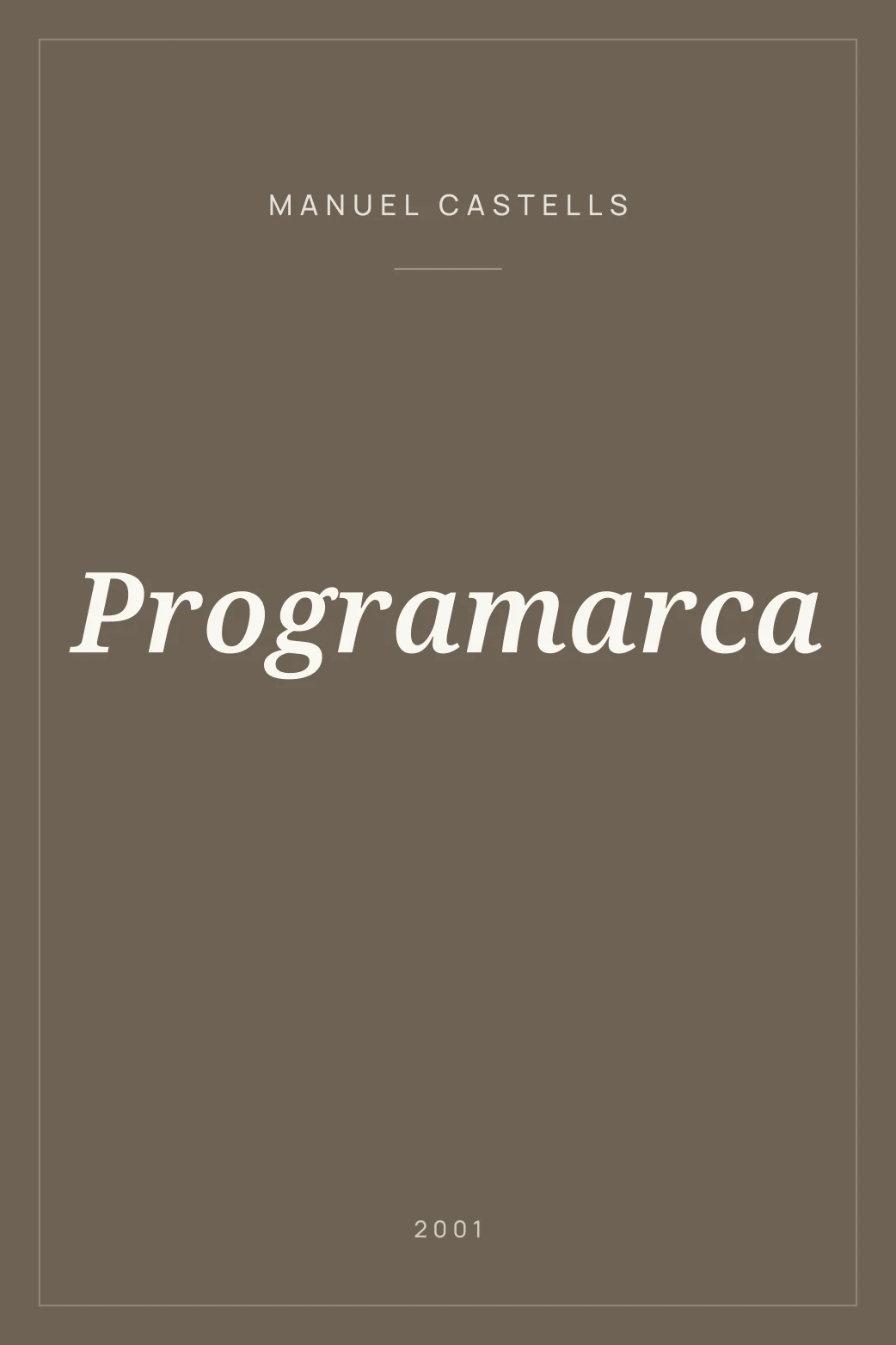 Portada de Programarca