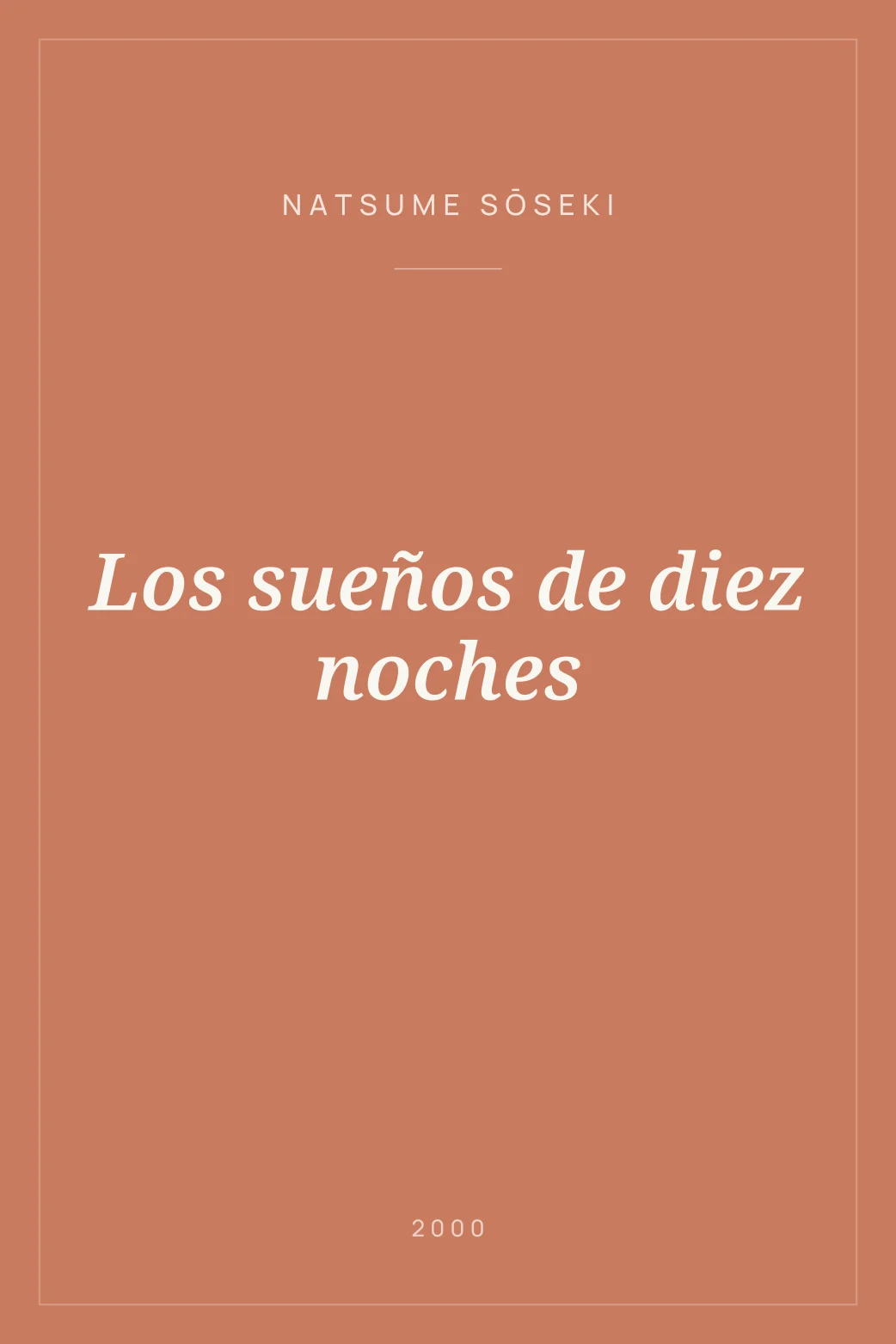 Portada de Los sueños de diez noches