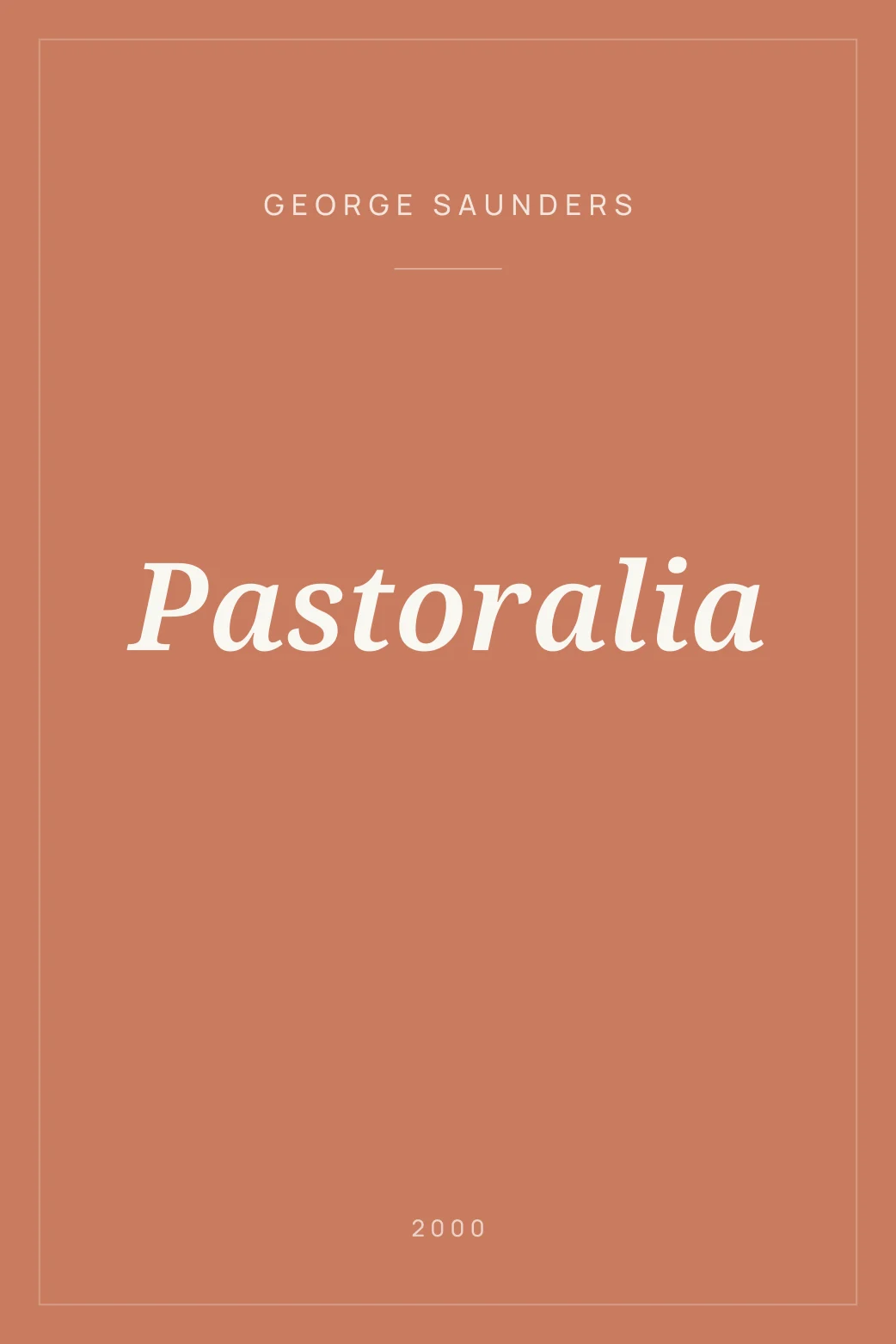 Portada de Pastoralia