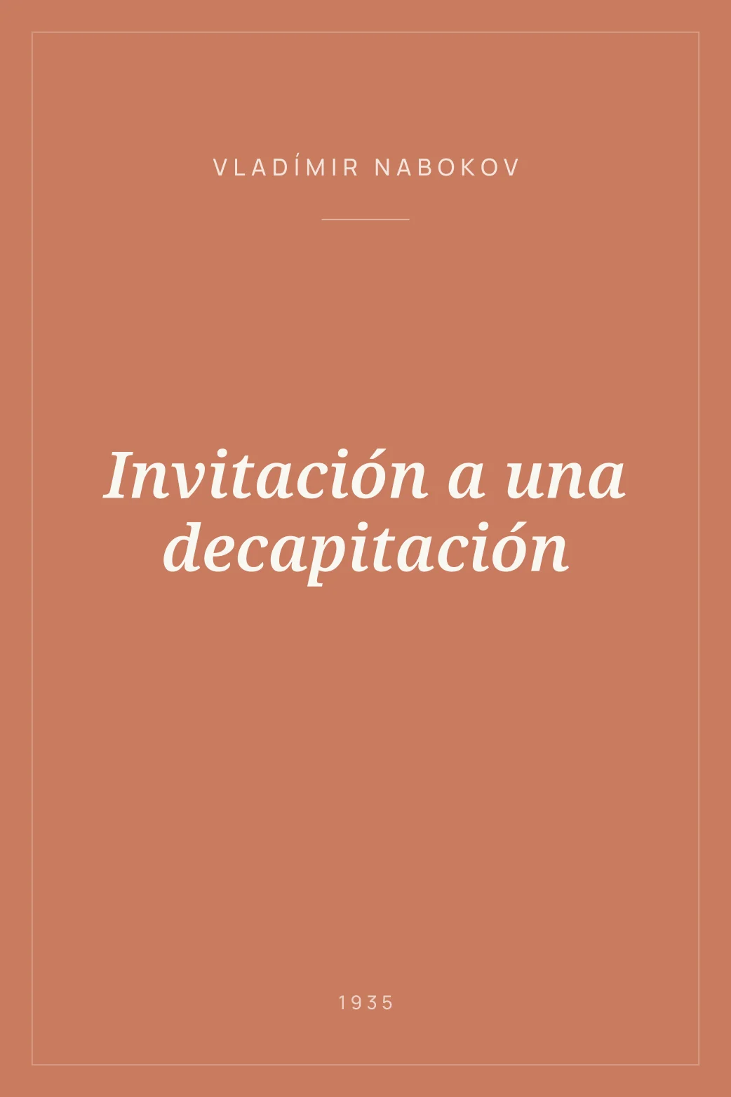 Portada de Invitación a una decapitación