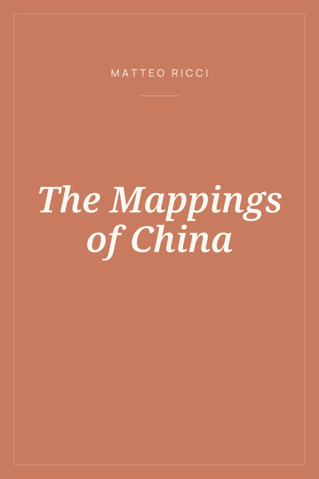 Portada de The Mappings of China