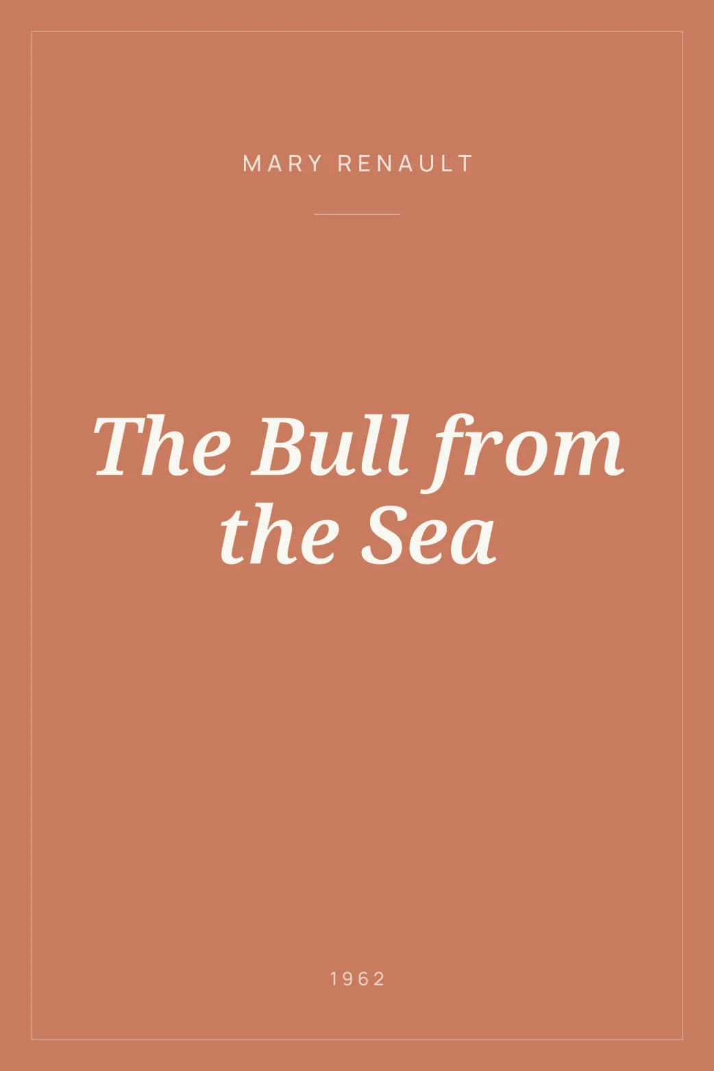 Portada de The Bull from the Sea
