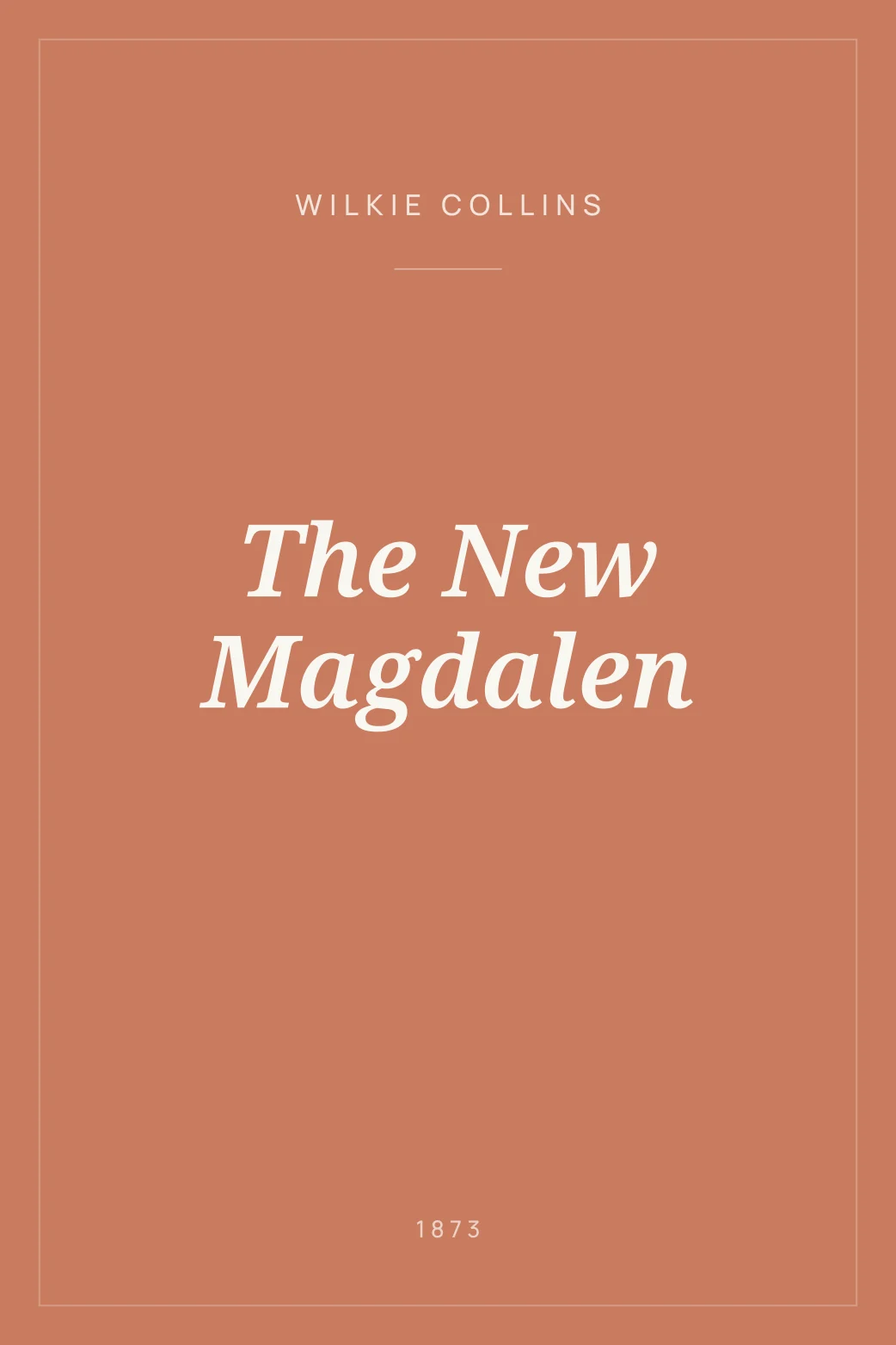Portada de The New Magdalen