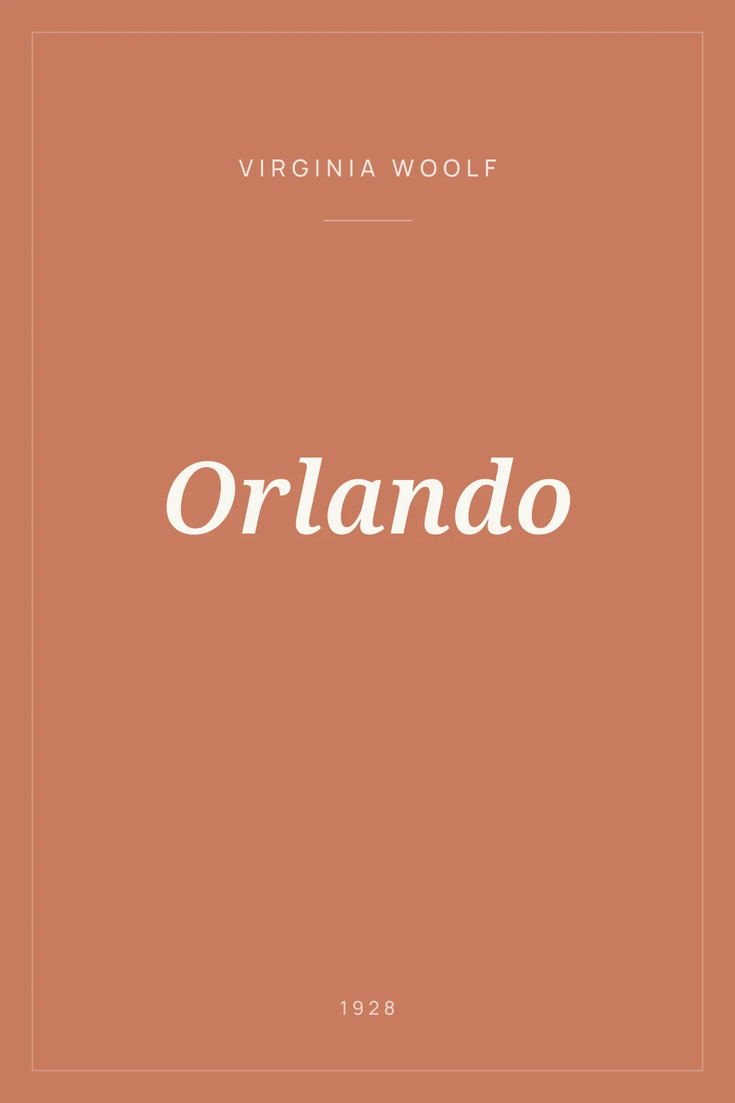 Portada de Orlando