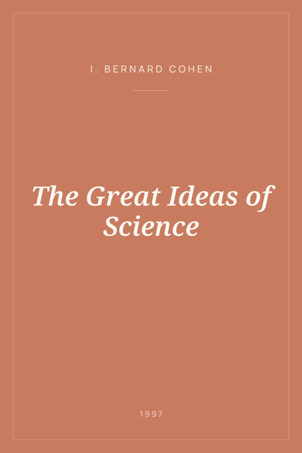 Portada de The Great Ideas of Science
