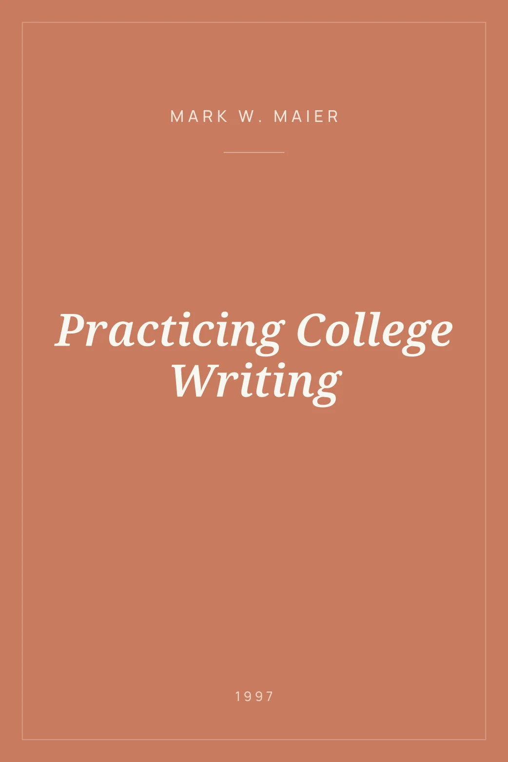 Portada de Practicing College Writing