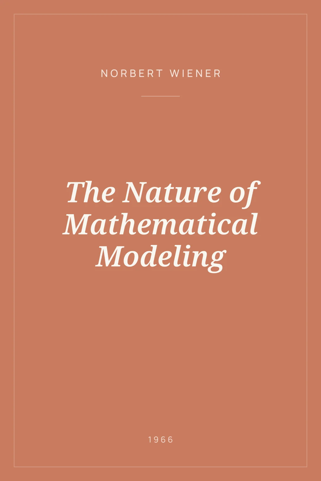 Portada de The Nature of Mathematical Modeling