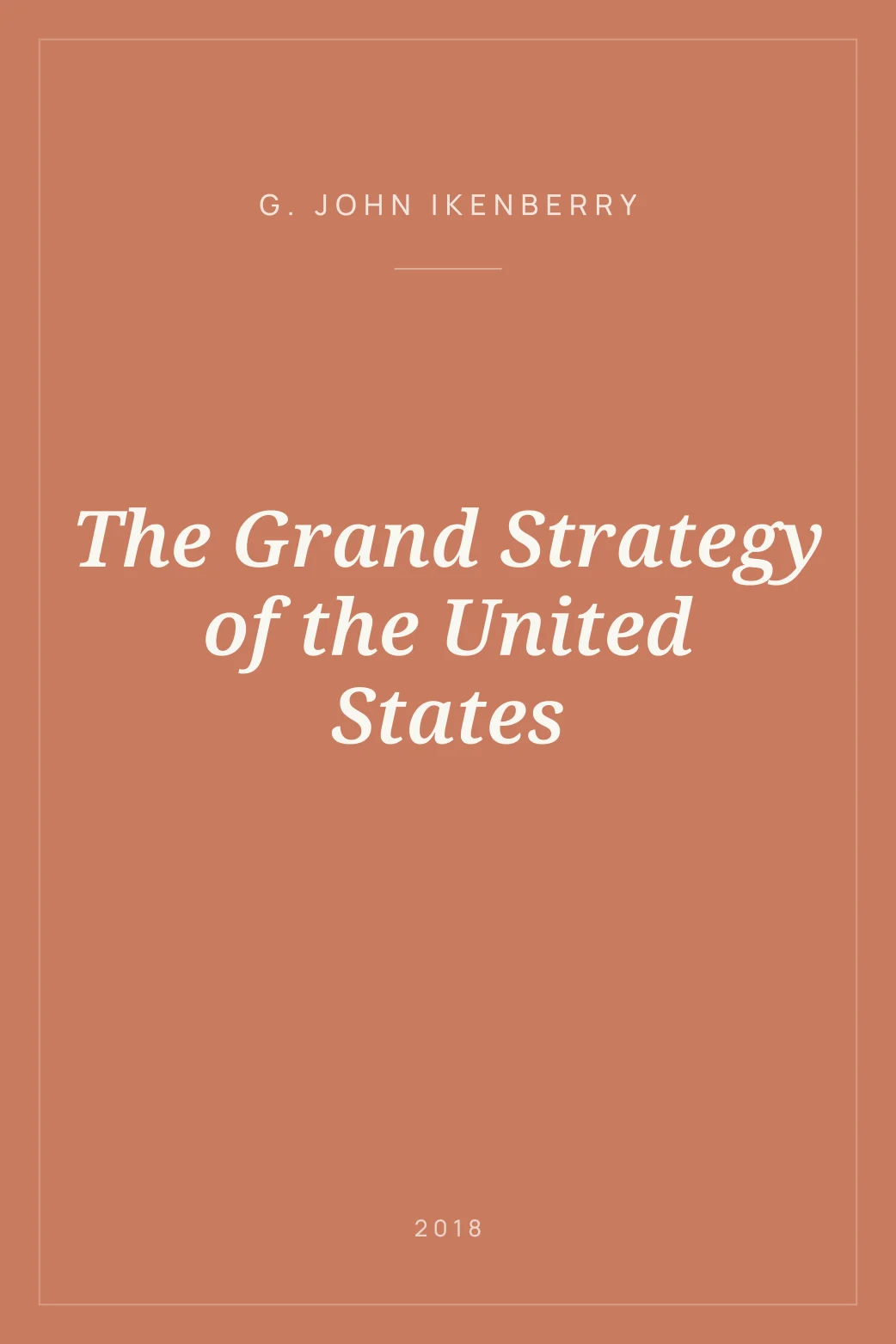 Portada de The Grand Strategy of the United States