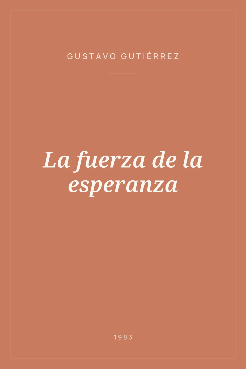 Portada de La fuerza de la esperanza