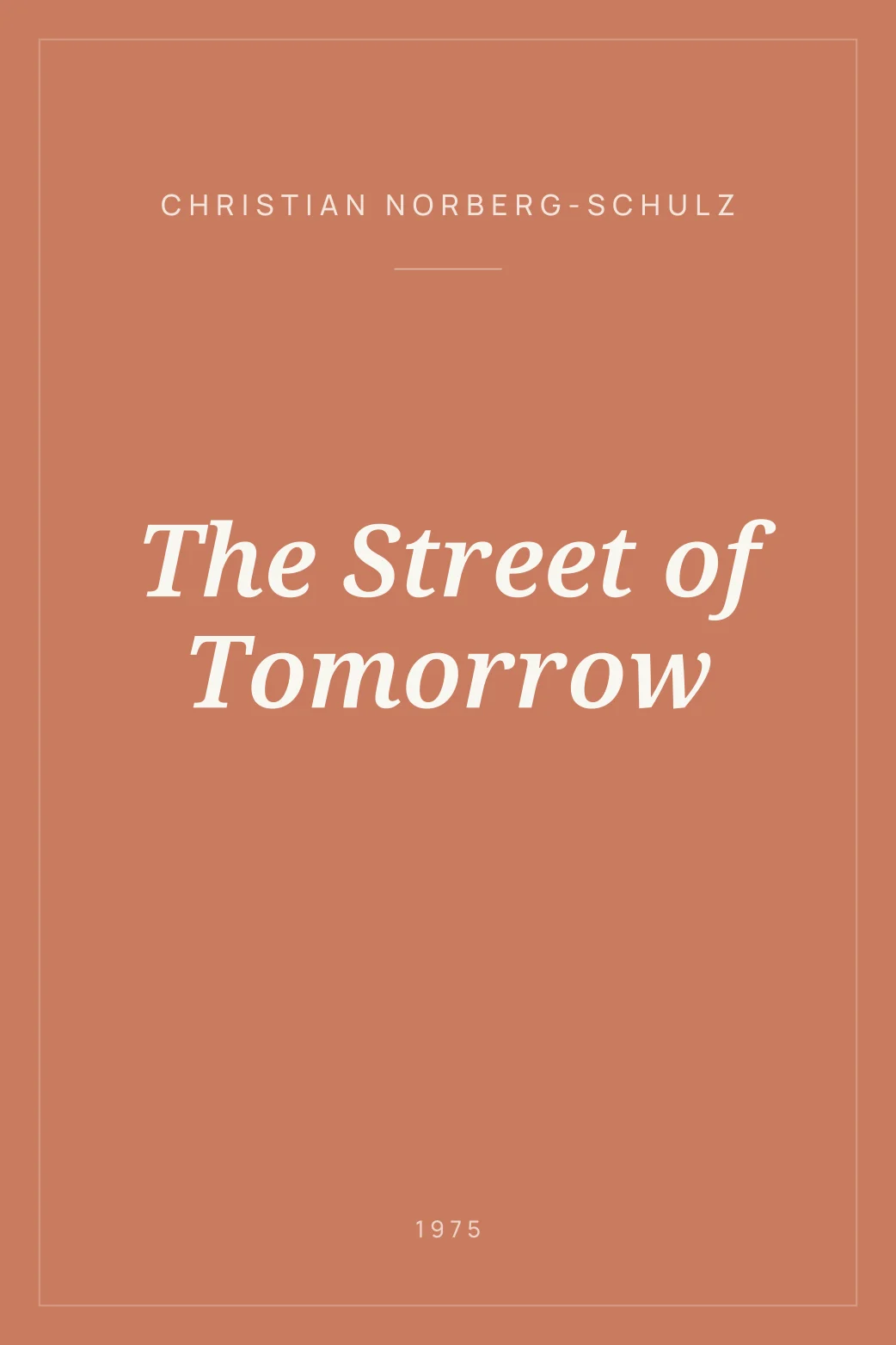 Portada de The Street of Tomorrow