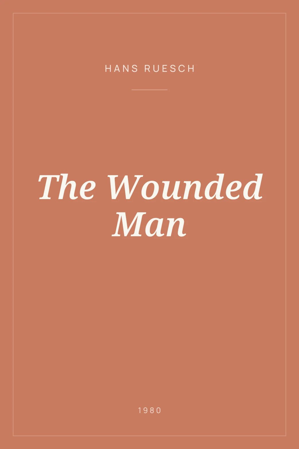 Portada de The Wounded Man