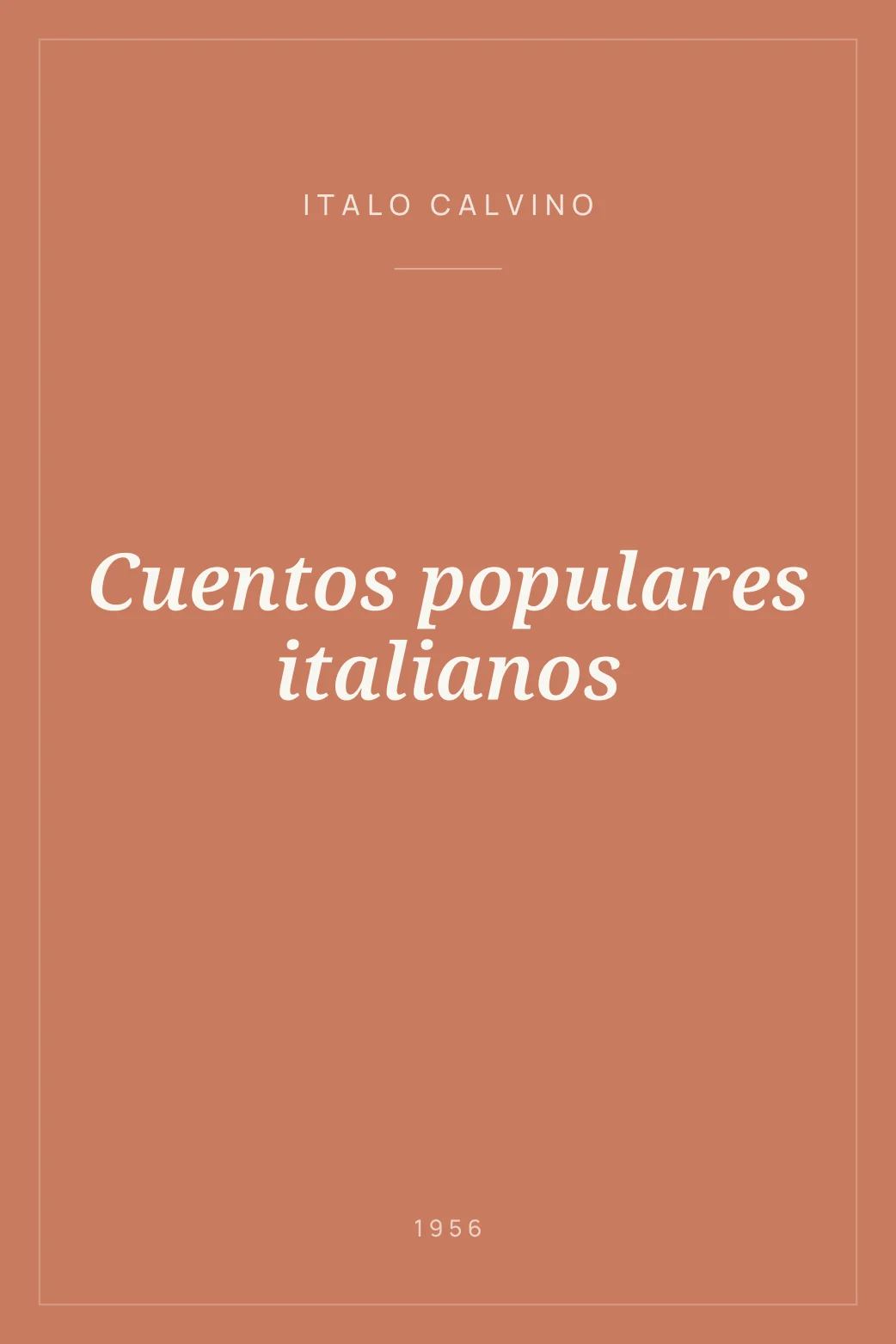 Portada de Cuentos populares italianos
