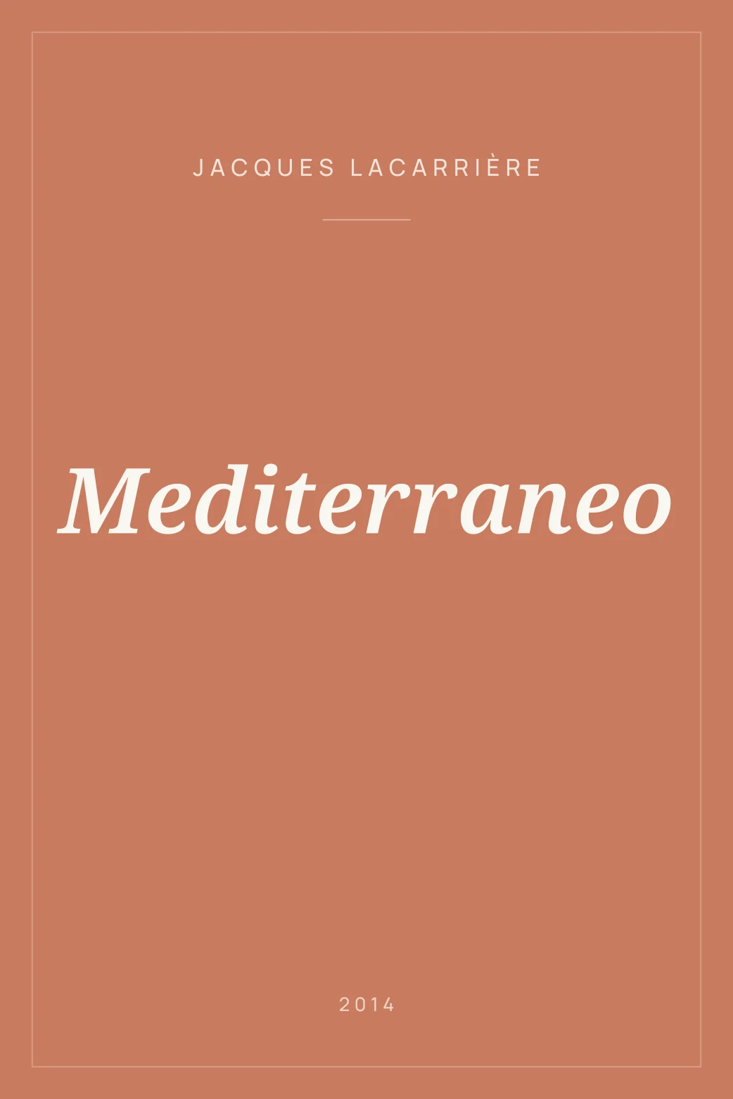 Portada de Mediterraneo