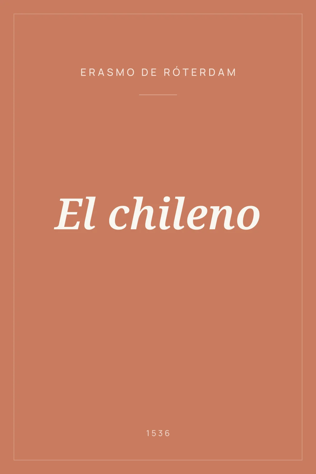 Portada de El chileno