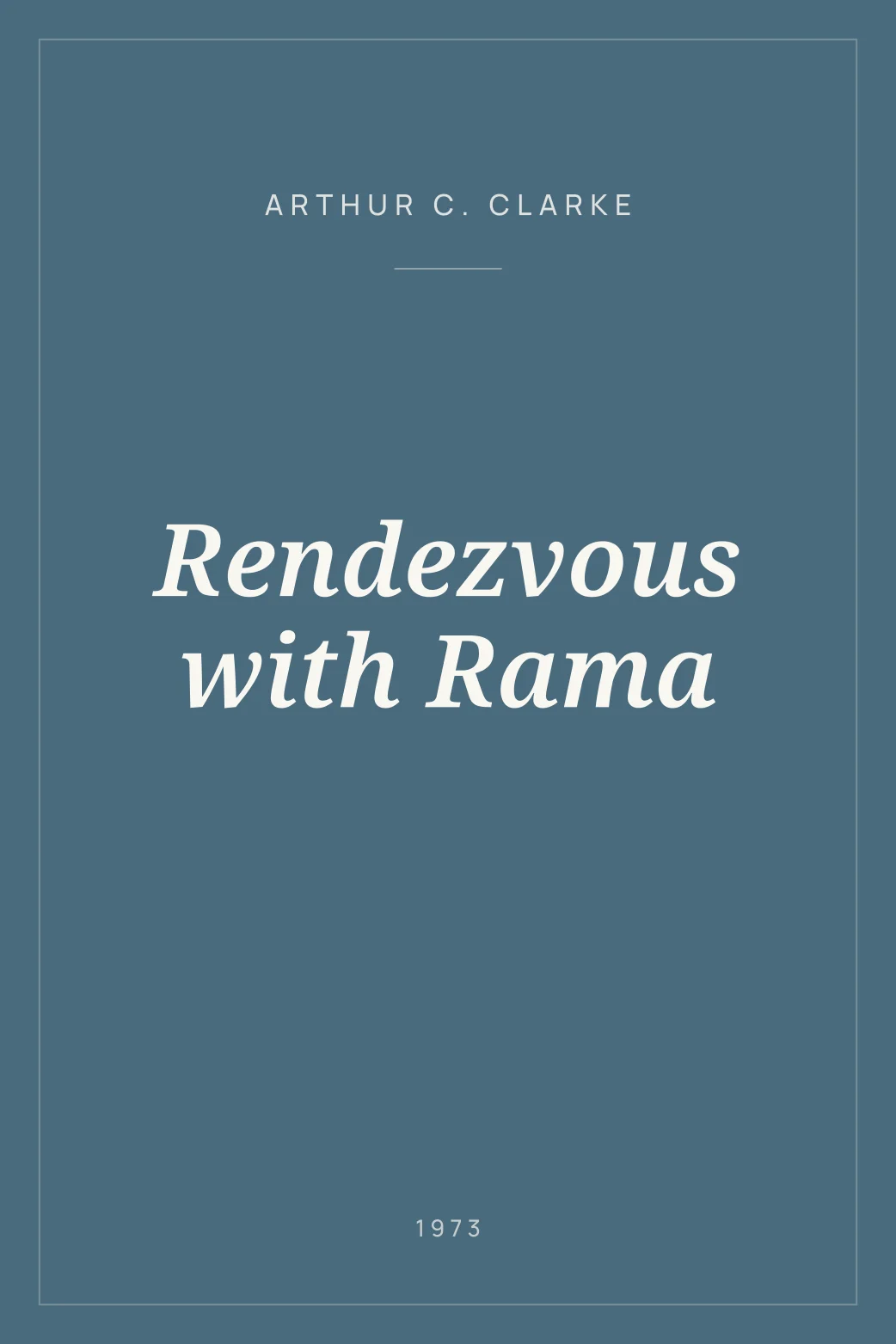 Portada de Rendezvous with Rama