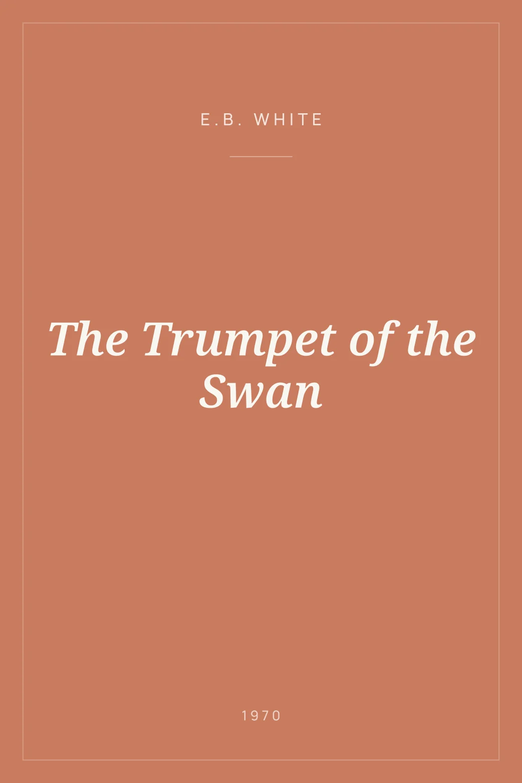 Portada de The Trumpet of the Swan