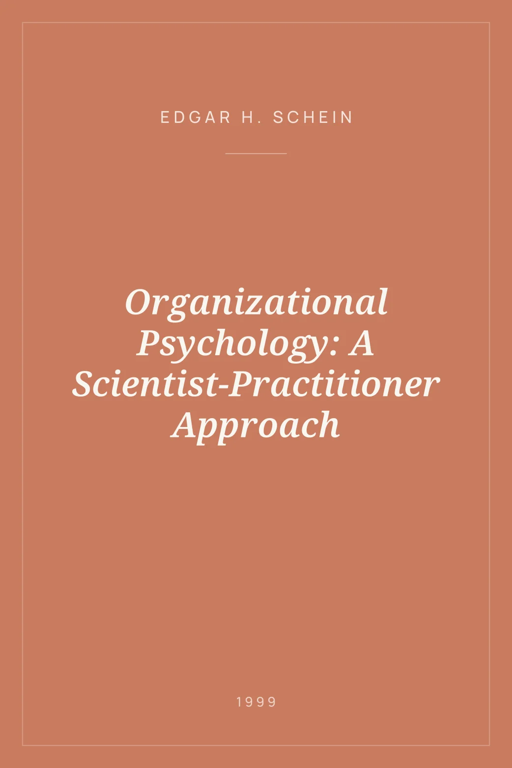 Portada de Organizational Psychology: A Scientist-Practitioner Approach