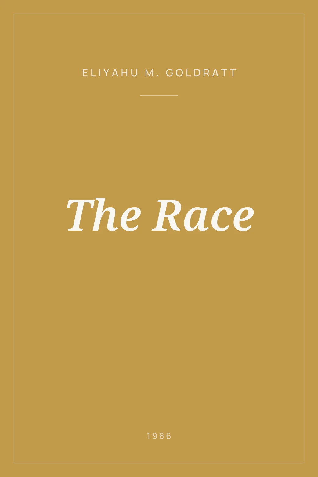 Portada de The Race