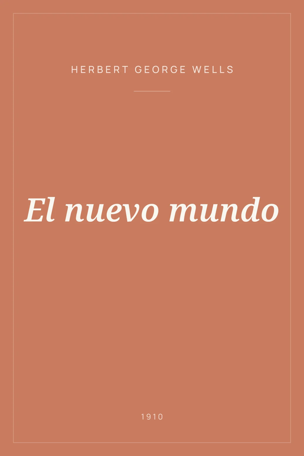 Portada de El nuevo mundo